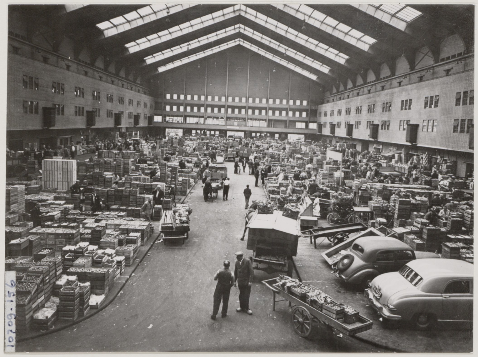 Historische foto Centrale Markthal Amsterdam