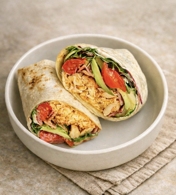 Breakfast burrito's voor een bedrijfsontbijt in Amsterdam van BON Catering